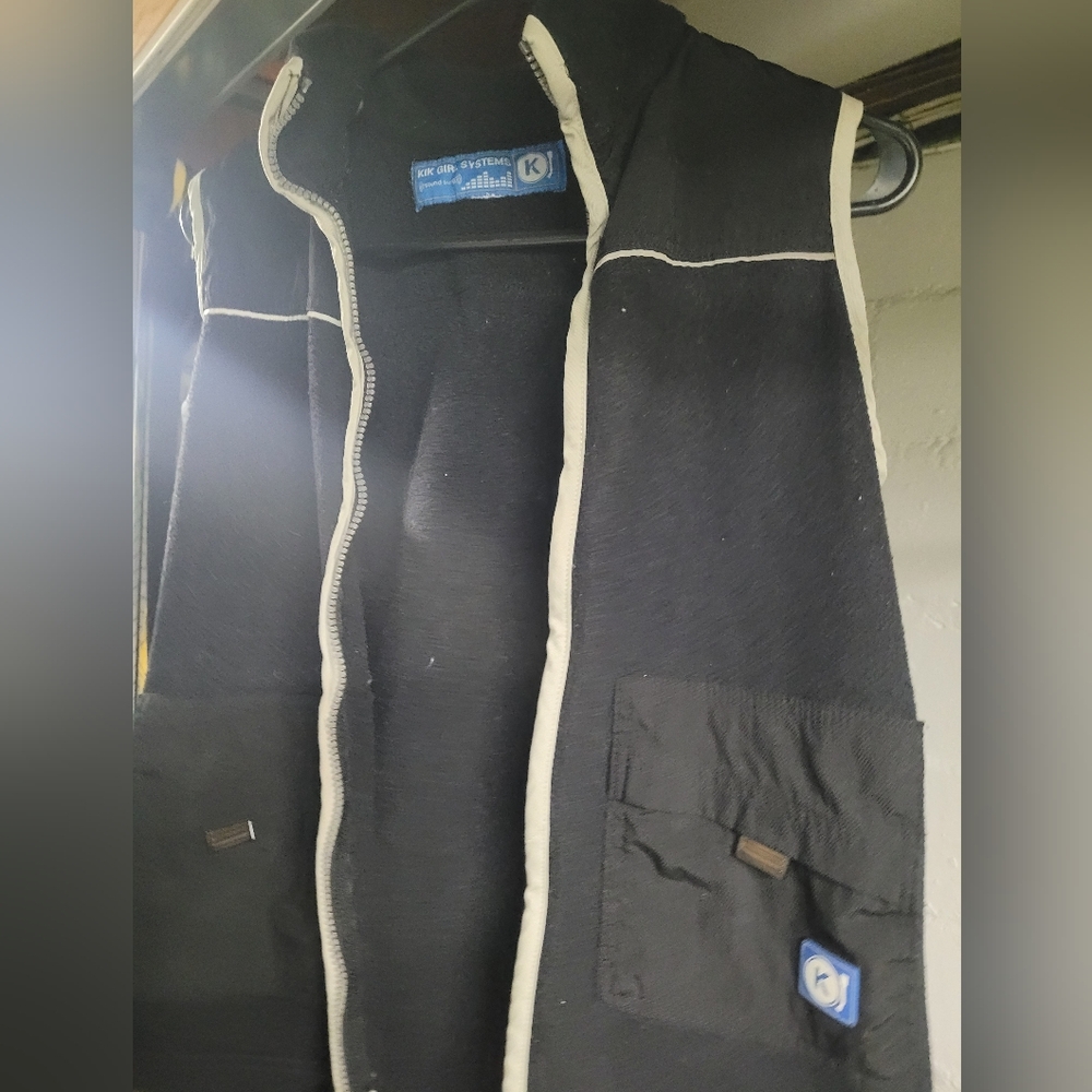 1990s RAVE VEST WITH POCKETS (KICK GIRL BY KICKWEAR)